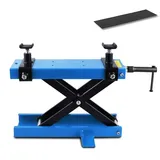 ConStands Motorradheber Motorrad Hebebühne inkl. Gummiauflage Scherenheber Lift # Mini blau