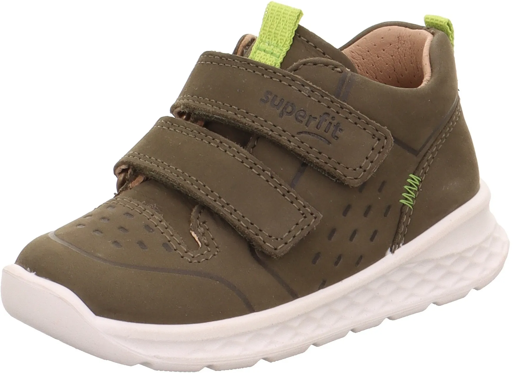 Sneaker »BREEZE WMS: mittel«, chromfrei gegerbtem Futterleder, Freizeitschuh, Halbschuh, Schnürer, Gr. 21, taupe, , 49450340-21