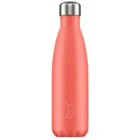Chilly's Thermosflasche, Edelstahl, 500 ml, Chilly Coral Pastel Total
