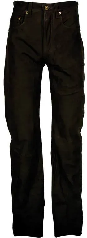 Modeka 2008 Lederhose, schwarz, Größe 27 für Männer