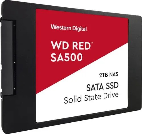 Western Digital WD RedTM SA500 2TB Interne SATA SSD 6.35cm (2.5 Zoll) SATA 6 Gb/s WDS200T1R0A
