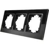 McPower Abdeckrahmen Flair 3-fach Schwarz