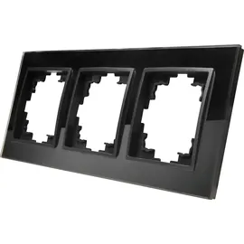McPower Abdeckrahmen Flair 3-fach Schwarz