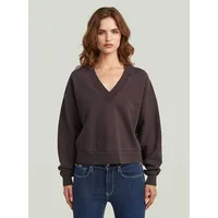 G-Star Washed Loose V Sweatshirt Braun XS