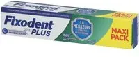 Fixodent Pro Plus La Meilleure Technologie Antibactérienne Crème adhésive Premium pour prothèses dentaires 57 g