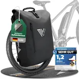 MIVELO 3in1 Fahrradtasche Rucksack wasserdicht 20L "PRIMUS" - Grau - 3 in 1 Fahrradtaschen,Bestseller,oft gekauft,rabatt