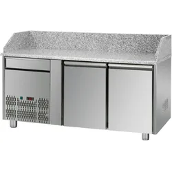 Tecnodom Pizza Counter 2 Türen GN 1/1 Motor Gruppe SX 1 Neutral Schublade und Granit Top