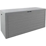 Deuba® Auflagenbox Woody Grau Holzoptik 280L