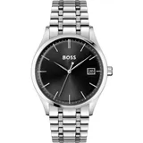 Boss Analog Quarzuhr für Herren mit Silbernes Edelstahlarmband - 1513833