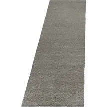 KADIMA DESIGN Teppich Hochflor SPREE in Natur, einfarbig, 80 x 250 cm