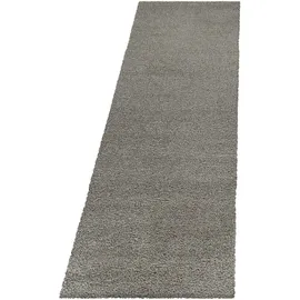 KADIMA DESIGN Teppich Hochflor SPREE in Natur, einfarbig, 80 x 250 cm