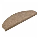 vidaXL Stufenmatten Selbstklebend 30 Stk. Creme 65x21x4 cm