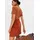 bonprix Cordrock Damen A-Linie Braun 48