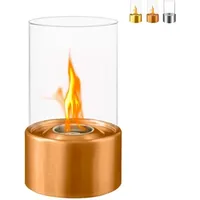 Divina Fire - Bioethanol-Tischkamin marsiglia Bronze D16 x H27 innen außen