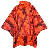 Hubertus Regenponcho Signal-Poncho orange XXL