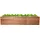 Mega-Holz Hochbeet Rhombus XXL 346 x 80 x 73 cm Lärche
