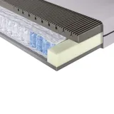 BRECKLE Taschenfederkernmatratze Weiß, H3, 90x200 cm, Bezug abnehmbar/waschbar, für Hausstauballergiker geeignet, verstellbare Lattenroste atmungsaktiv, schadstoffgeprüft, alternative Größen erhältlich, Schlafzimmer, Matratzen Shop, Matratzen,