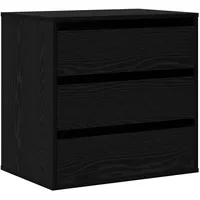 vidaXL Eckkommode 60 x 41 x 58 cm Schwarz