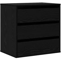 vidaXL Eckkommode 60 x 41 x 58 cm Schwarz
