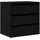 vidaXL Eckkommode 60 x 41 x 58 cm Schwarz