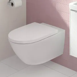 Villeroy & Boch Subway 3.0 Wand-WC mit WC-Sitz Weiß spülrandlos