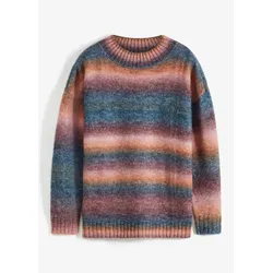 bonprix Pullover mit Farbverlauf und Wollanteil, rosa, 52/54 (XXL)