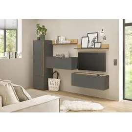 furn.design Wohnwand mit Sekretär Center