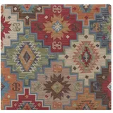 Hixingo rutschfest Cozy Sitzkissen, Abnehmbarer Stuhlkissen Waschbar Sitzkissen Stuhl, Retro Bodenkissen für Indoor und Outdoor (35x38cm,Retro-Muster)