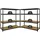 Proregal Schwerlastregal Stahl 160x150x60cm schwarz 4 Ebenen