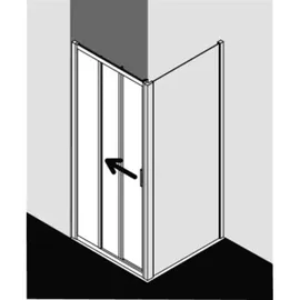 Kermi LIG3L085201AK, Gleittür Liga G3L 0850x