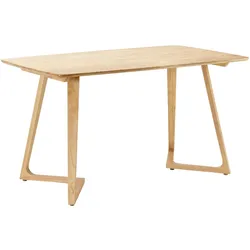 Esstisch Colin in Holz Kautschuk massiv ca. 140x75 cm