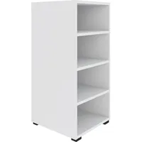 BASED Bücherregal 46 x 90 x 40 cm Weiß