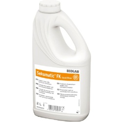 ECOLAB Sekumatic® FK Klarspüler, Verkürzt die Trocknungszeit und sorgt für eine fleckenfreie Trocknung, 2 l - Griff-Flasche (1 Karton = 4 Flaschen)