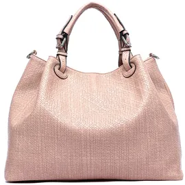 COLLEZIONE ALESSANDRO Shopper Flecht in softem Material groß von collezione alessandro - rosa