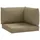 vidaXL Palettenkissen 3-tlg. 1 x 1 x 1 cm melange taupe