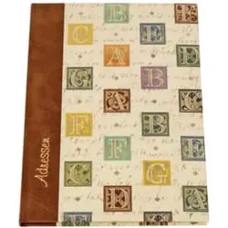 Adressbuch A5 Florentiner Alphabet 15318 15x21.5cm