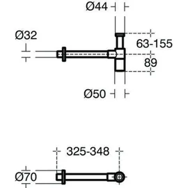 Ideal Standard T4441XG Flaschensiphon Schwarz matt