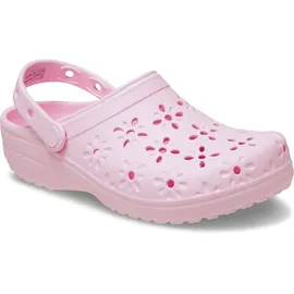 Crocs Classic Floral Cut Out Clog Pink Milk 42-43