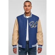 URBAN CLASSICS Big U College Bomberjacke Space Blue M