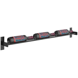 VintageView Evolution mural 12.7cm. Wandhalterungssystem für Weinflaschen (3 Flaschen) schwarz