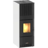 Blaze Pelletofen Leo, 10 kW, Dauerbrand, optional WLAN fähig weiß