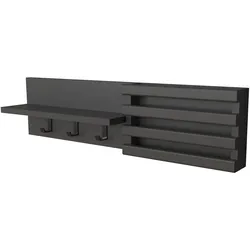 Skye Decor, Huso- Huso SSE, Anthrazit, Kleiderbügel, 20x80x11 cm, 100% massives Holz