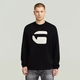 G-Star Relaxed Fit Pullover - Dark Black L
