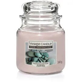 Yankee Candle Stony Cove Duftkerze 340 g grau