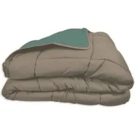 Poyet-Motte Mikrofaser Bettdecke 400g/m2 Grau Stein Grün See