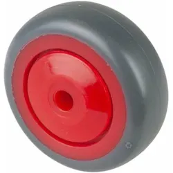 BS Rollen Gummirad A85.F003, Durchmesser 50 grau, Achs, Durchmesser 6, 50kg