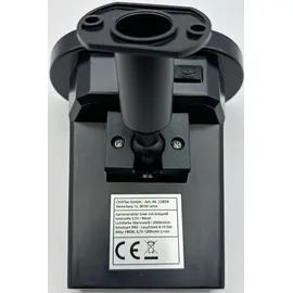 ChiliTec 23859 Gartenstrahler Solar mit Erdspieß, 80lm Dämmerungssensor, IP65