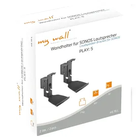 My Wall myWall 2 Wandhalter für SONOS PLAY: 5 Gen.2 schwarz