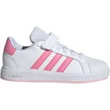 Adidas Unisex Grand Court 2.0 Shoes Children Tennisschuhe, Cloud White/Bliss pink/Clear pink, 35 EU