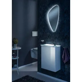 Fackelmann Spiegelelement 40 cm Organic mit umlaufender LED-Beleuchtung